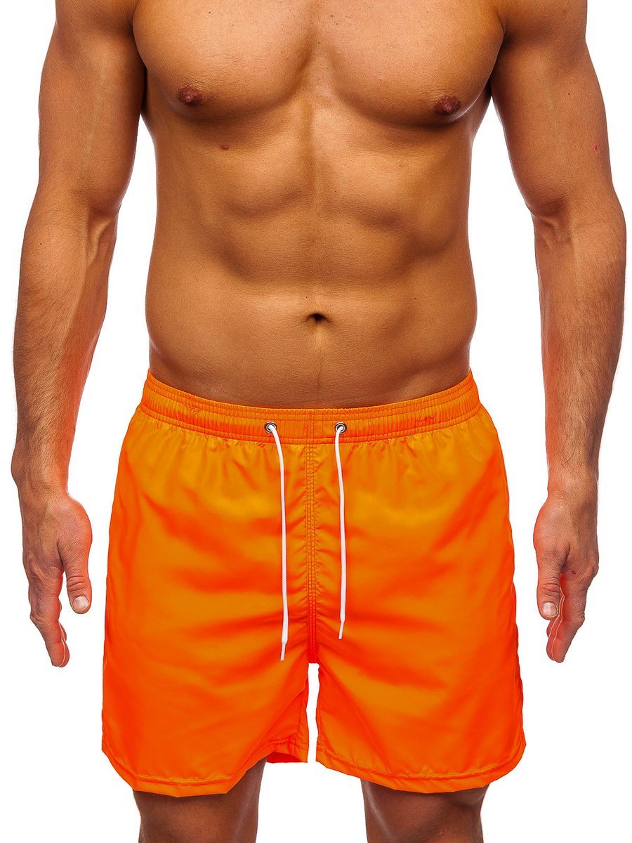 Pantaloni scurți de baie portocaliu Bolf ST019 imagine