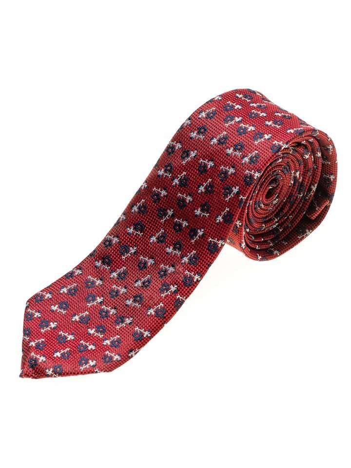 Cravată elegantă bărbați roșu Bolf K103