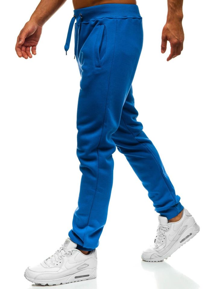 Pantaloni de trening bărbați albastru Bolf XW01-A