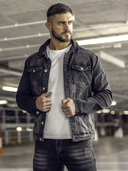 Geacă de blugi grafit Bolf 200A