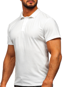 Tricou polo alb Bolf 8T80