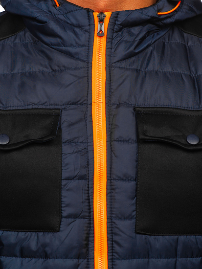 Geacă bleumarin sport Bolf M10003