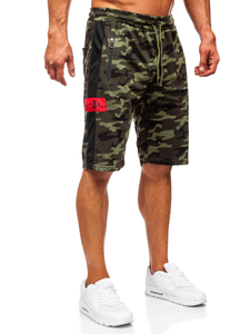 Pantaloni scurți de training army kaki Bolf HW2638