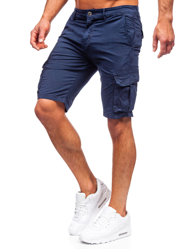 Pantaloni scurți cargo bleumarin Bolf YF2221