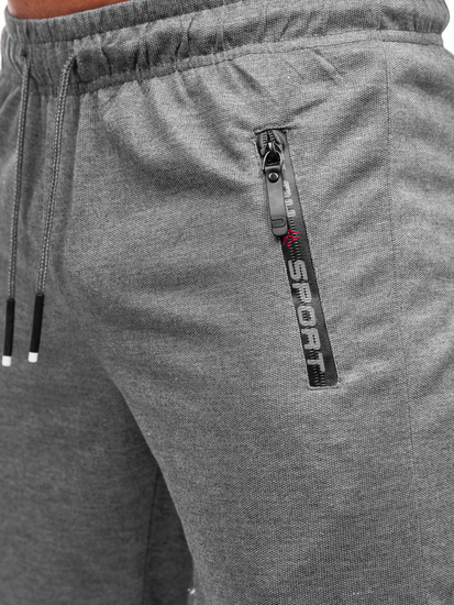 Pantaloni scurți de trening grafit bărbați Bolf JX505