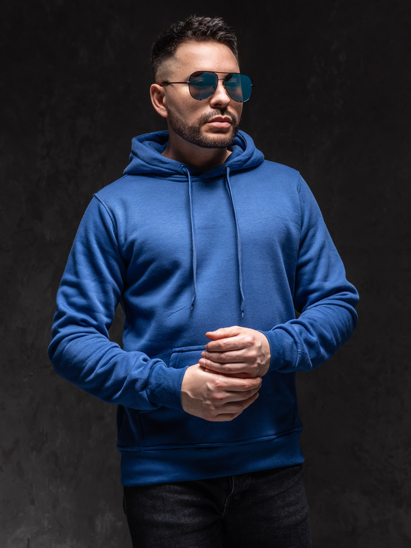 Hanorac cangur albastru-aprins Bolf 2009A1