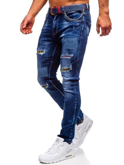 Blugi bleumarin slim fit Bolf 80034W0