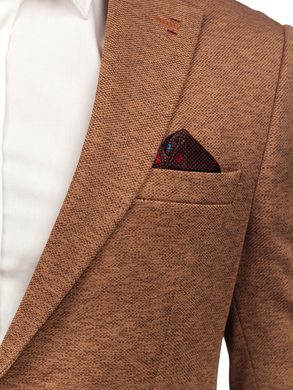 Sacou bărbătesc casual maro Bolf 24401