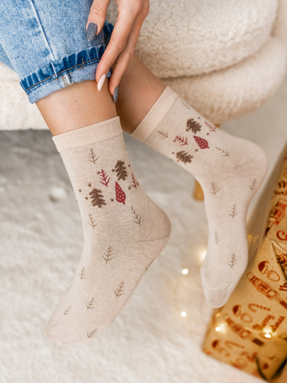 Șosete cu model multicolor dame Bolf M7-6P-1 6 PACK