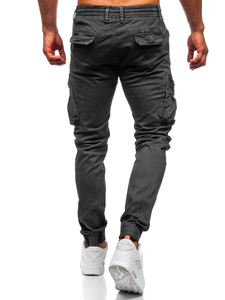 Pantaloni cargo joggers grafit Bolf 8983