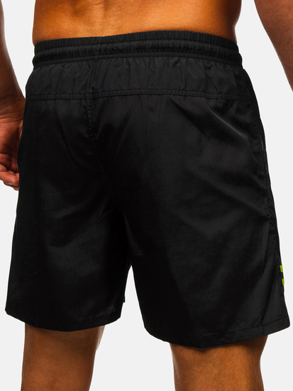 Pantaloni scurți de baie bărbătești negri Bolf QD29