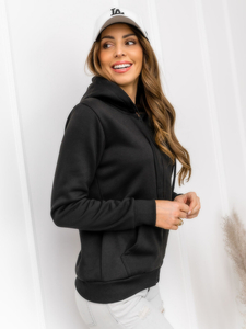 Hanorac negru dame Bolf W03BA