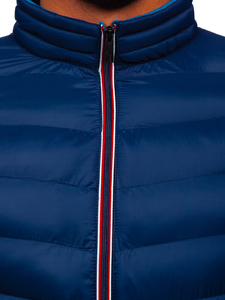 Geacă de iarnă sport bărbați neagră Bolf 1100