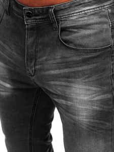 Blugi pentru bărbați, negri, slim fit, Bolf MP0171N