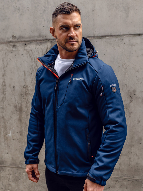 Jachetă Softshell pentru bărbați, albastru, Bolf BK122A