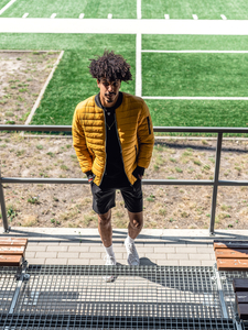 Geacă matlasată bomber camel Bolf MY-02