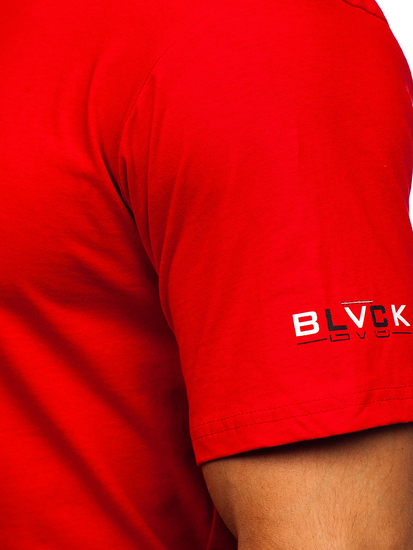 Tricou din bumbac roșu Bolf 14739