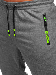 Pantaloni joggers gri-antracit Bolf K10332
