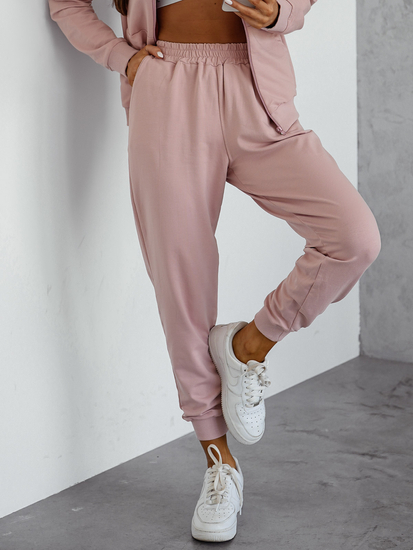 Set trening cu glugă pentru femei din două piese Pudră Bolf 821110