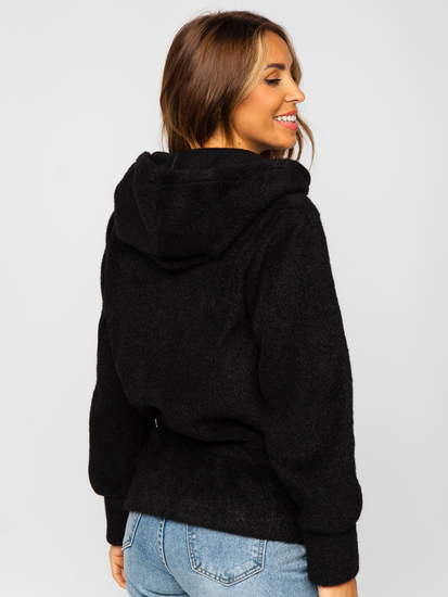 Geacă cu glugă dame neagră Bolf 9320