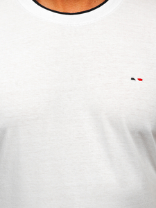 Tricou alb Bolf 14316