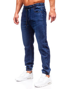 Blugi joggers cargo bleumarin Bolf 8130