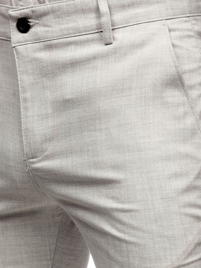 Pantaloni bej chinos Bolf 0015