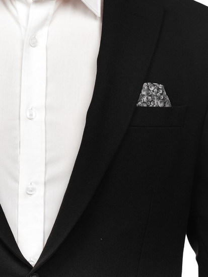 Jachetă elegantă bărbătească neagră Bolf 24400