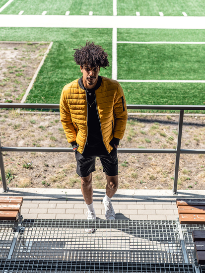 Geacă matlasată bomber camel Bolf MY-02