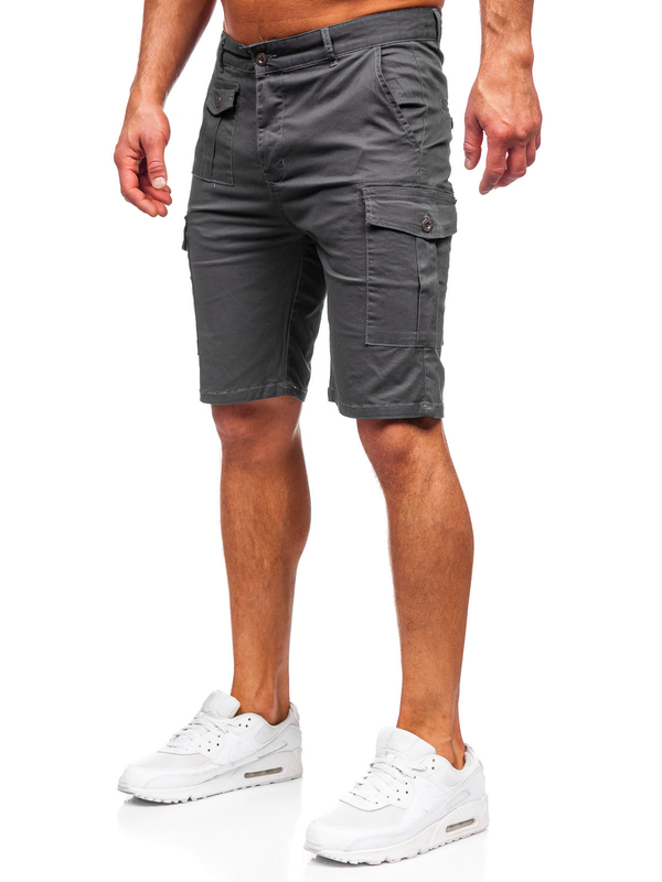 Pantaloni scurți cargo grafit Bolf MP0188GS