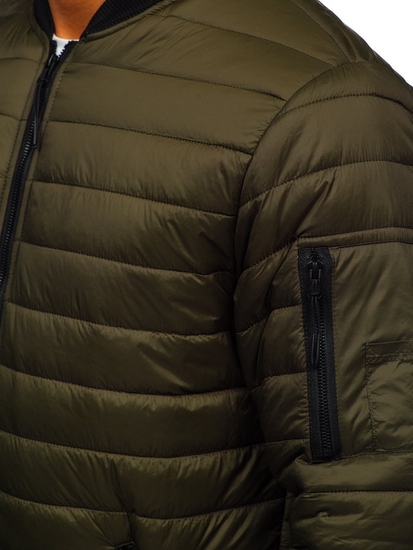 Geacă matlasată bomber kaki Bolf MY-02