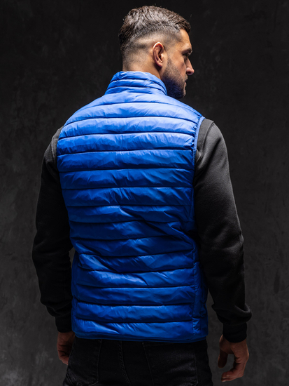 Vestă albastră matlasată Bolf LY32A1