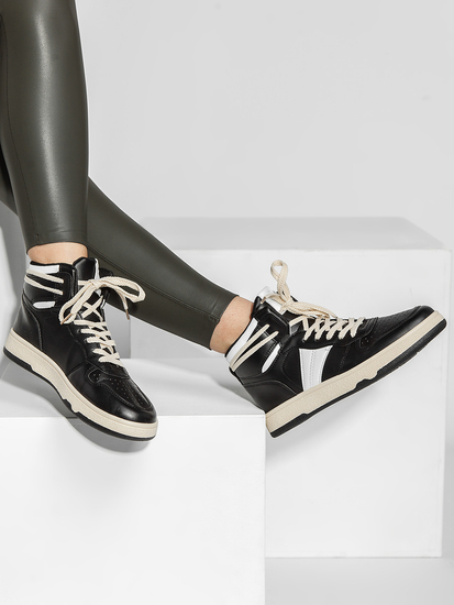 Pantofi negri de damă adidași Bolf YD650