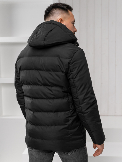 Geaca de iarna neagra pentru barbati Bolf 5M3136A1