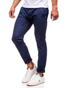 Pantaloni chinos bleumarin Bolf KA6807-11