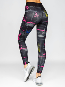 Colanți negri dame Bolf 20668