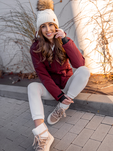 Geacă de iarnă bordo sport dame Bolf HH012