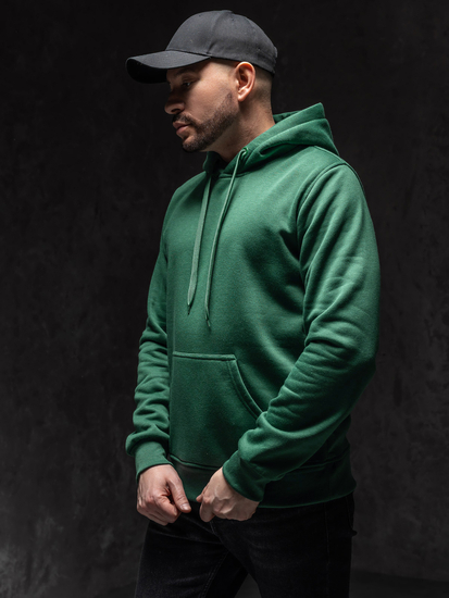 Hanorac cangur verde-inchis Bolf 2009A1