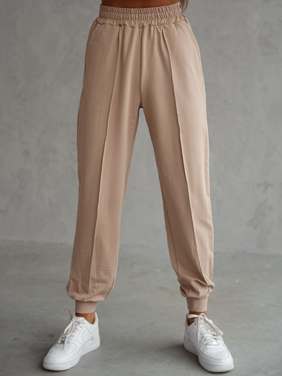 Set trening din două piese pentru femei bej Bolf 82162