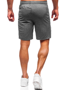Pantaloni scurți de training grafit Bolf 68020