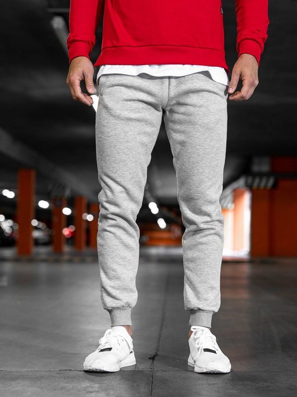 Pantaloni joggers gri Bolf XW01-B