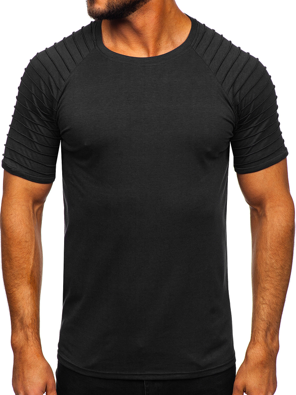 Tricou negru Bolf 8T88