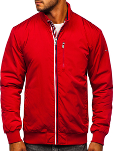 Geacă roșie bărbați Bolf WX031A