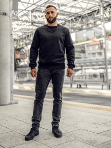 Bluză bărbați neagră Bolf 2001