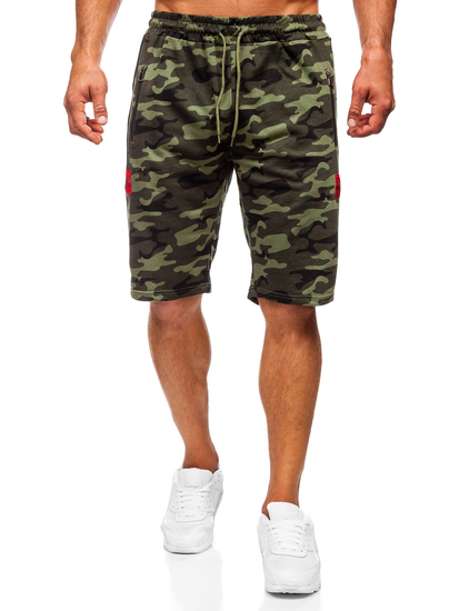 Pantaloni scurți de training army kaki Bolf HW2638
