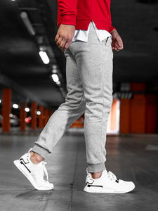 Pantaloni joggers gri Bolf XW01-B