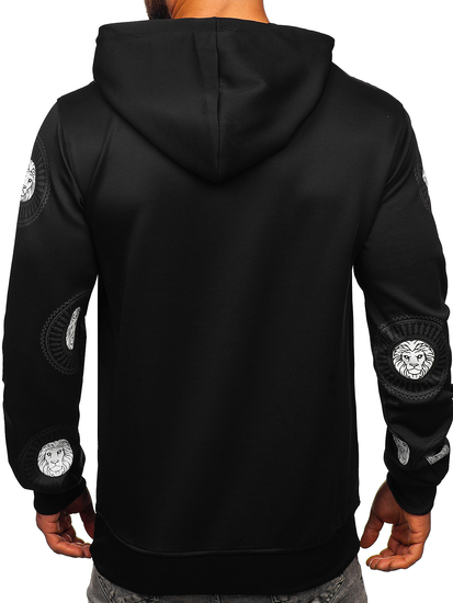 Hanorac cu imprimeu negru 8B990