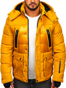 Geacă de iarnă camel matlasată Bolf 99527