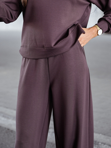 Trening cu fermoar pentru femei Unt Ciocolată Bolf 821111