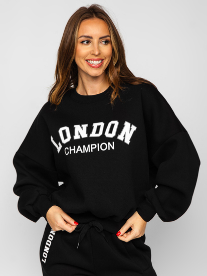 Compleu de trening negru izolat termic dame Bolf VP09